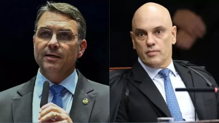 Flávio cobra renúncia de Moraes após caso de contrato de R$ 131 milhões