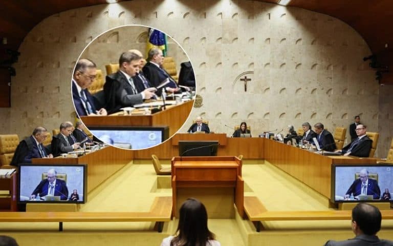 Moraes e Mendonça se sentam lado a lado em sessão histórica no STF