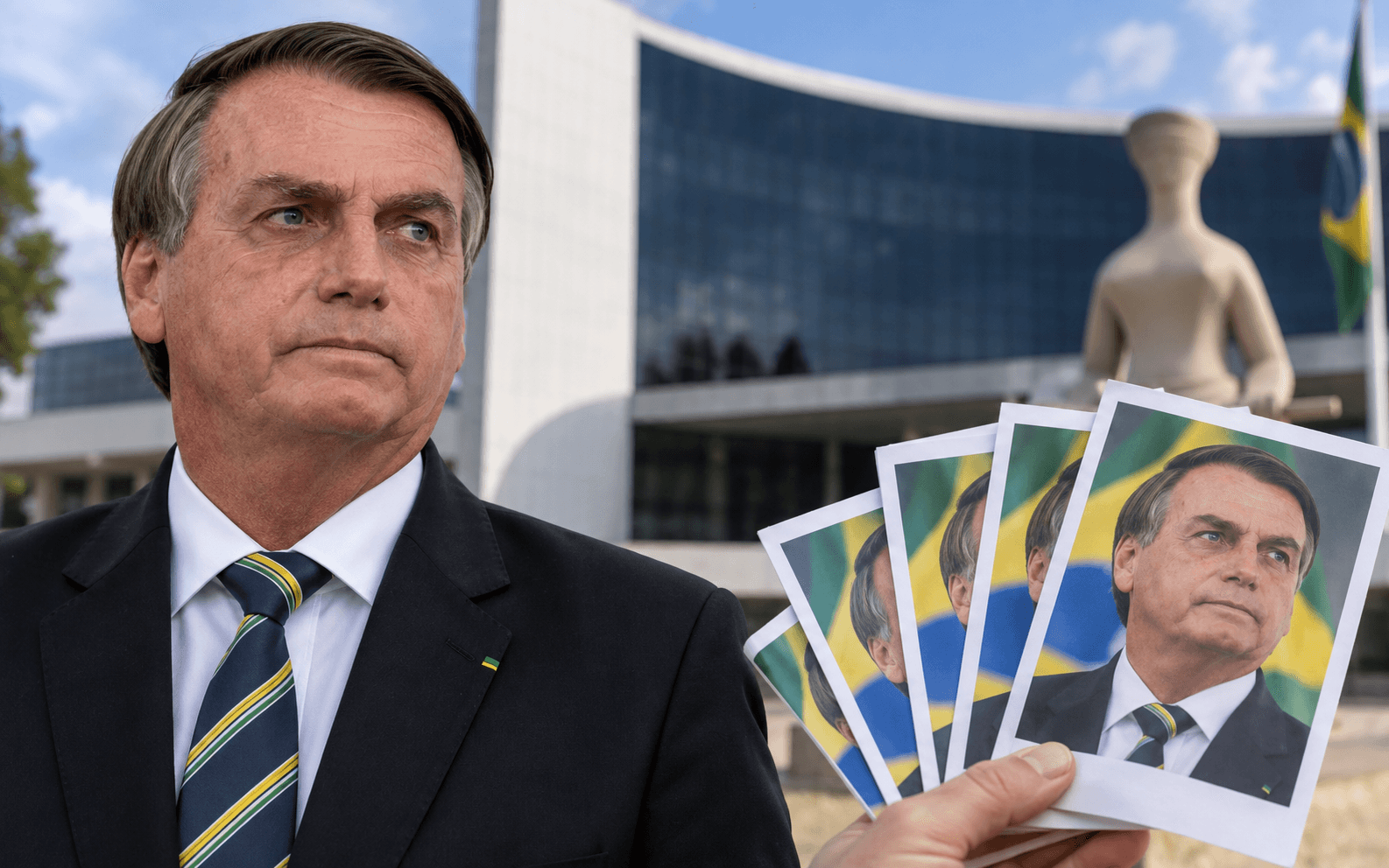 Tribunal Superior Eleitoral libera uso da imagem de Bolsonaro em santinhos