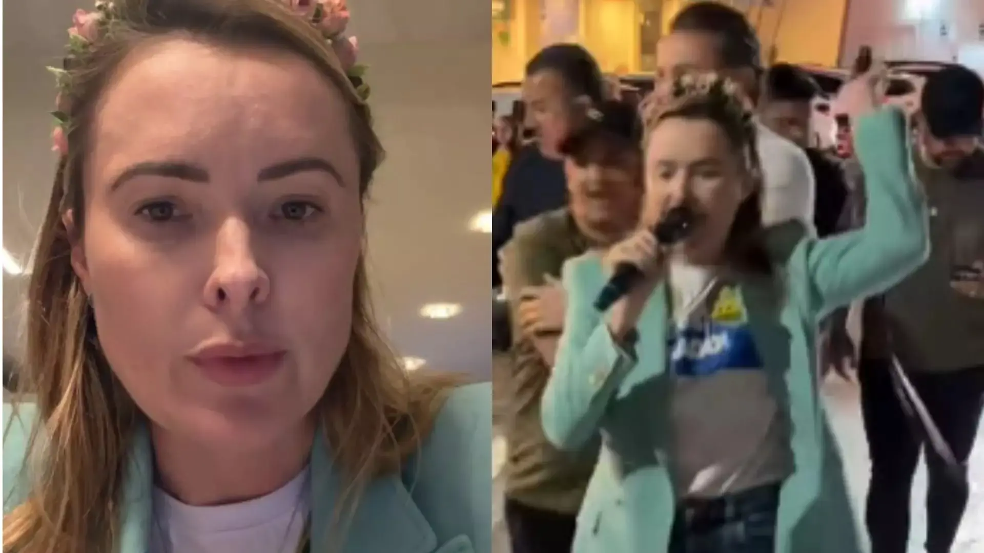 Júlia Zanatta comemora votação recorde com chicote pelas ruas de SC