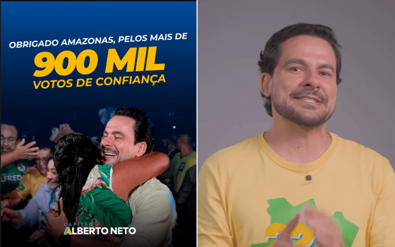 Alberto Neto não consegue vaga no Senado e agradece mais de 900 mil votos