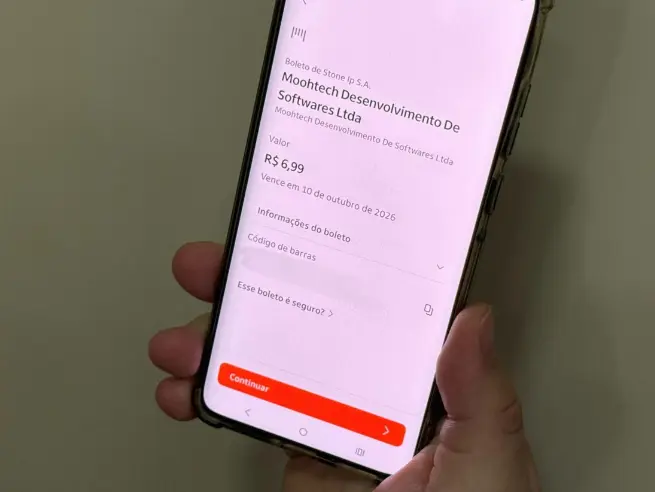 Boletos suspeitos de R$ 6,99 aparecem em apps bancários