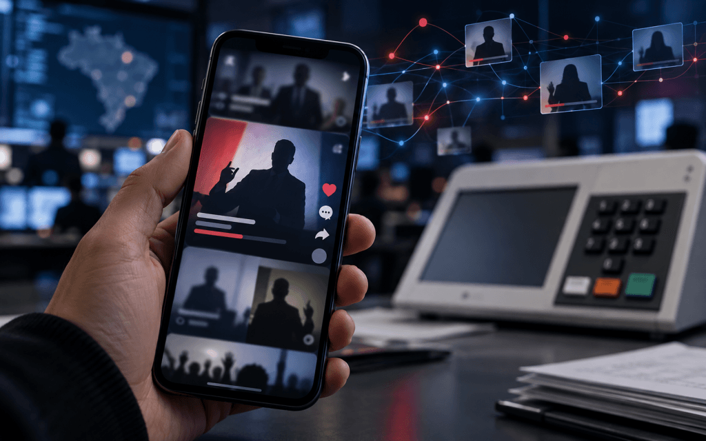 TikTok recomenda vídeos de candidatos apesar de regra do TSE