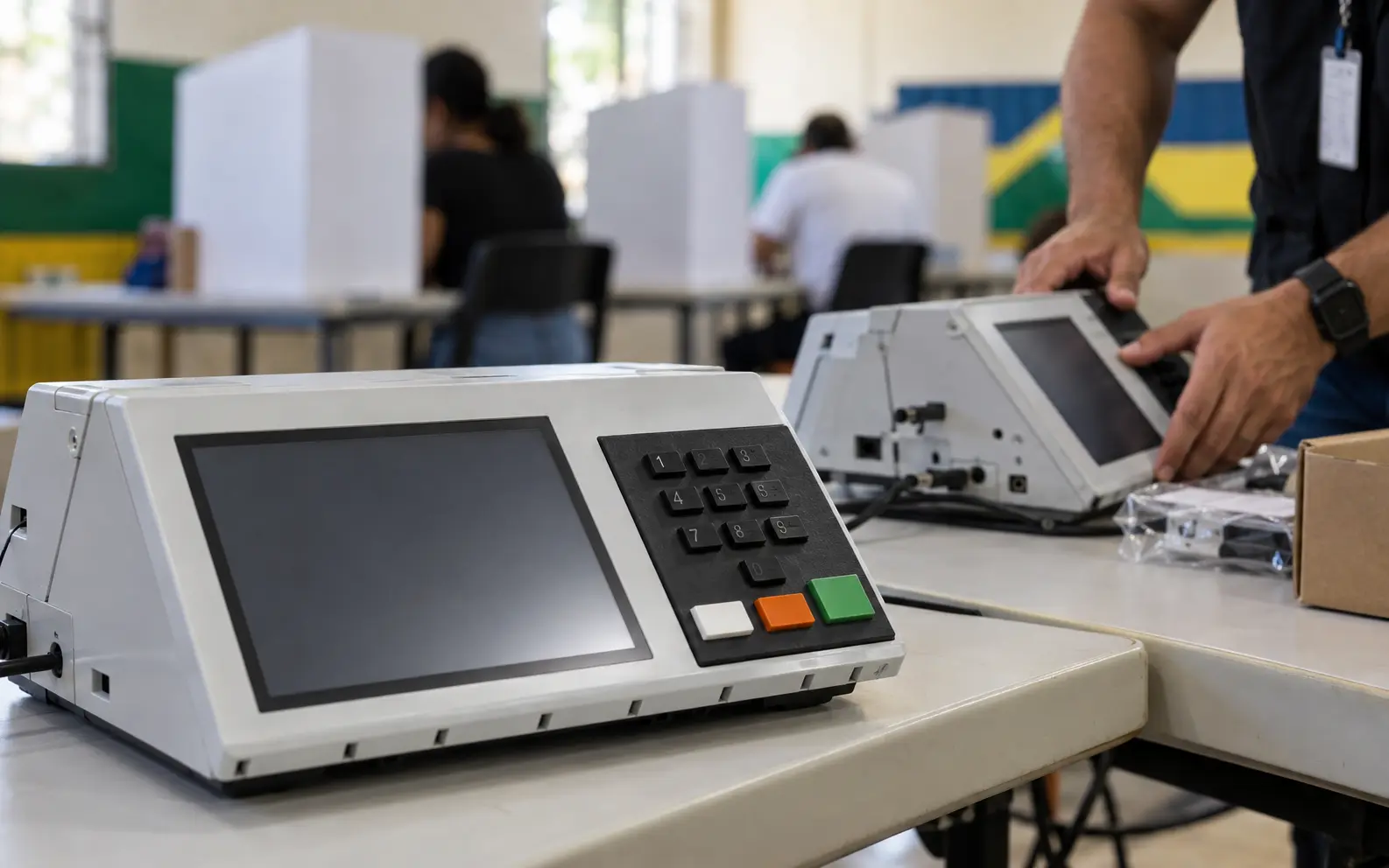 Urnas substituídas no Brasil somam 1.121, diz TSE