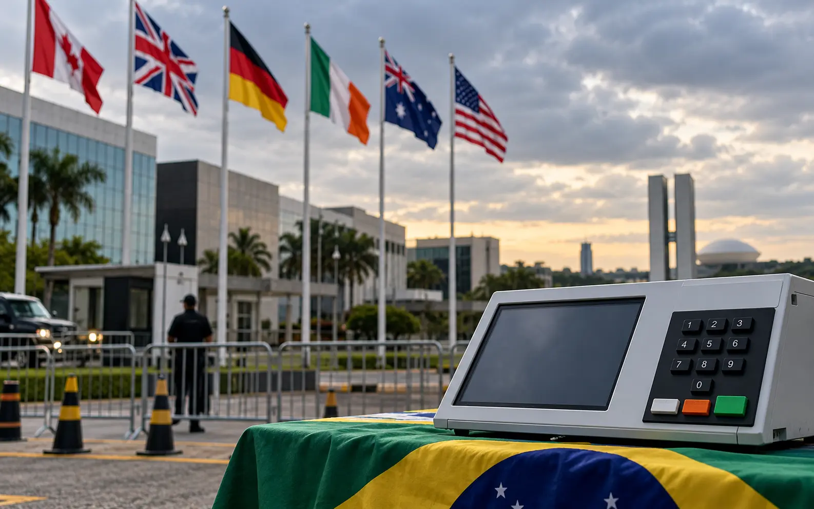 Países reforçam alertas de segurança antes das eleições no Brasil