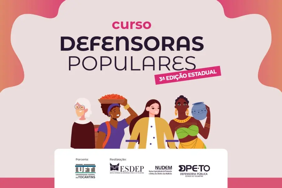 Defensoria do Tocantins abre curso gratuito para mulheres