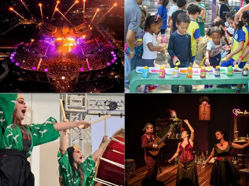 Samba Manaus, cultura japonesa e diversão para as crianças: confira a agenda do fim de semana