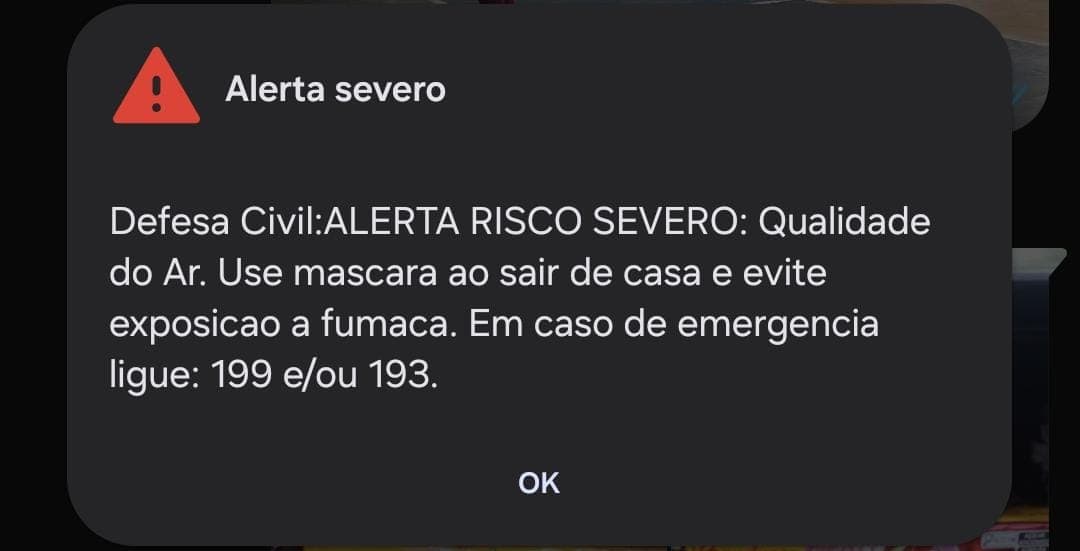 Circuito da Alegria é cancelado por causa da fumaça em Manaus
