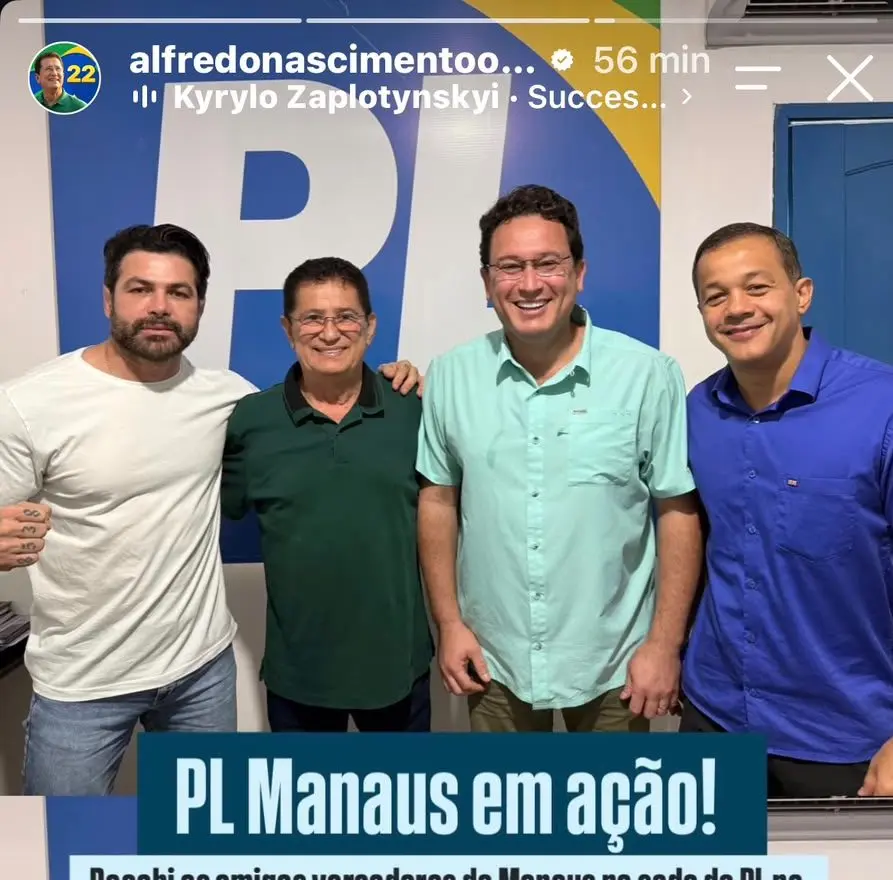 Alfredo Nascimento fala em direita unida, mas cadê Coronel Rosses?