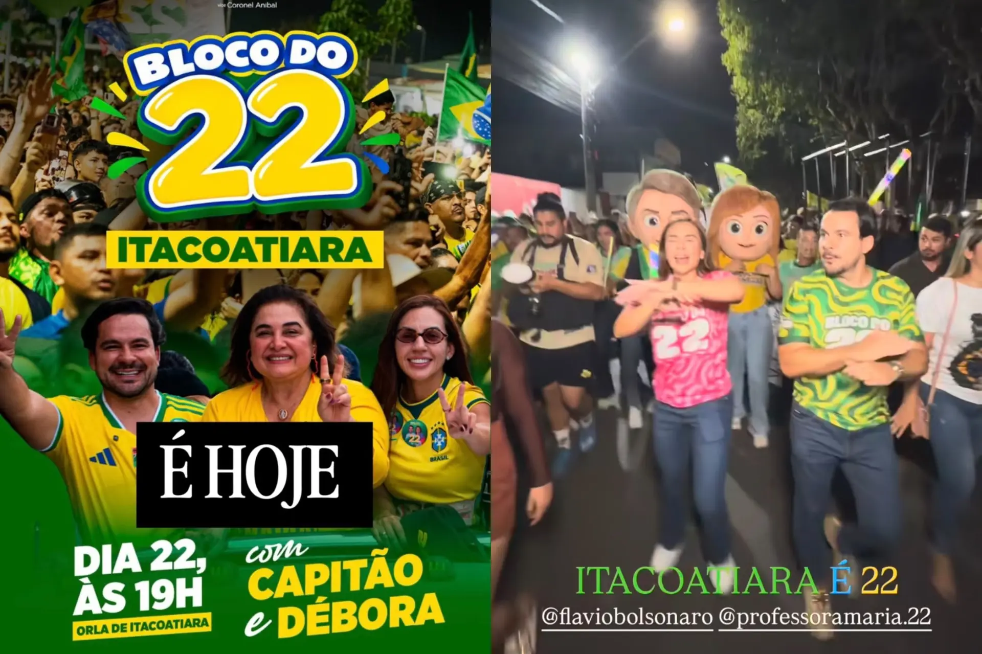 Débora Menezes e Alberto Neto apostam no ‘Bloquinho do 22’ para o interior do AM