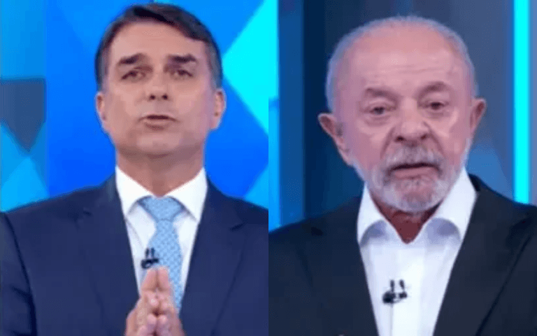 Flávio diz que Lula “dá com uma mão e tira com os nove dedos” em debate sobre salário