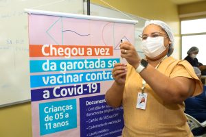 Manaus abre novo ponto de vacinação infantil no Studio 5 neste sábado (Foto: Divulgação)