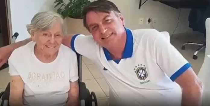 Mãe do Presidente Jair Bolsonaro morre aos 94 anos (Foto: Reprodução)