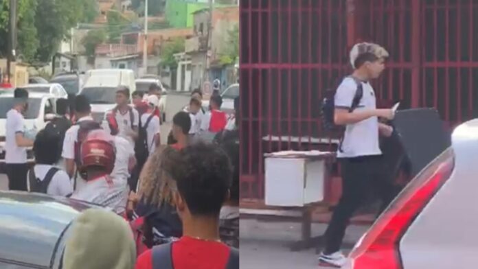Uma briga que resultou em confusão generalizada na saída da Escola Estadual Dr. Isaac Swerner, na Rua Marginal, no bairro São José 2, na zona Leste de Manaus, deixou um estudante morto e dois feridos na tarde de quarta-feira (23)