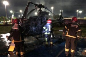 PF prende suspeito de mandar incendiar helicóptero do Ibama