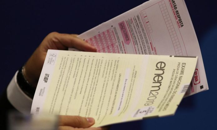 Notas do participantes do Enem (Foto: Agência Brasil)