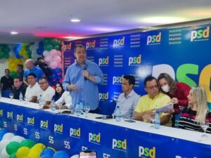 Durante o ato de filiação de novos nomes ao PSD, na manhã desta quinta-feira (31), o senador Omar Aziz afirmou que conta com o apoio de todos os prefeitos do interior do Amazonas para as eleições deste ano