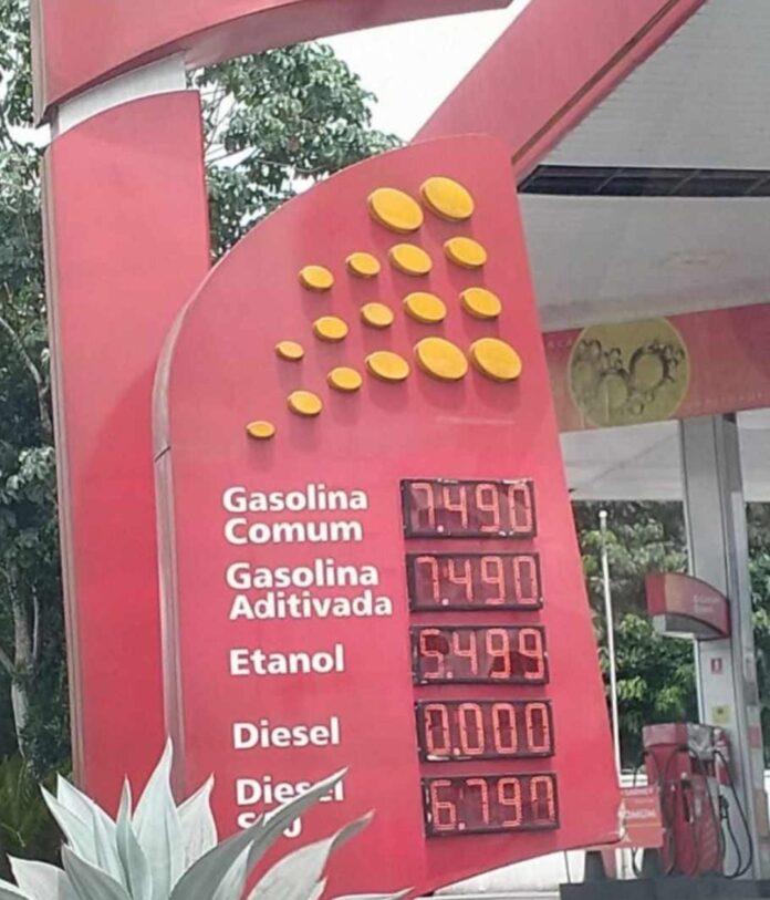 Postos de combustíveis começam a praticar novo aumento da gasolina