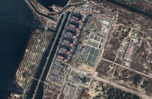 Imagem por satélite da região de Zaporizhzhia (Foto: Reprodução/Google)