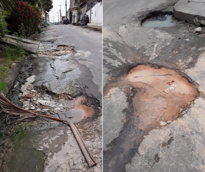 Moradores reclamam da falta de estrutura nas ruas do bairro Flores