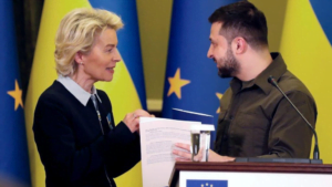 Ucrânia apresenta documento para formalizar ingresso na União Europeia