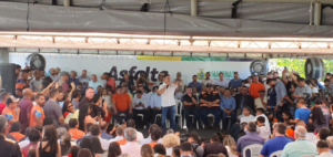 Cerimônia de pacote de obras para Manaus reafirma aliança política entre Almeida e Lima