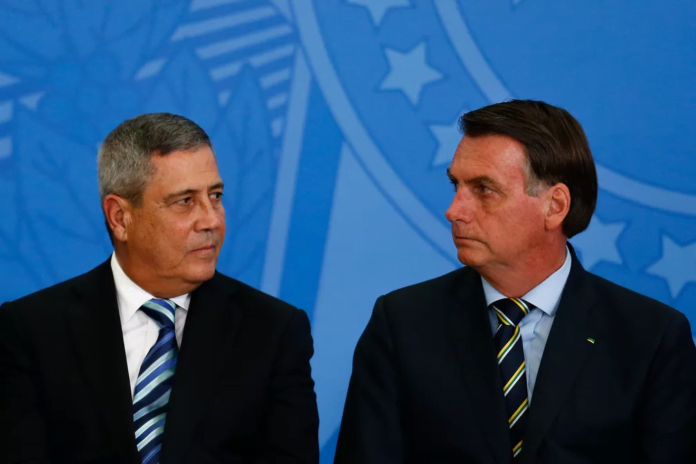 Bolsonaro diz que anunciará Braga Netto como seu vice 