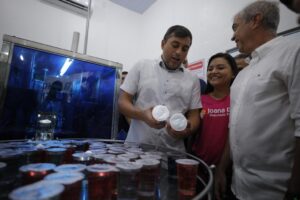Wilson Lima inaugura primeira estatal de produção de água mineral do Amazonas, em Manaquiri