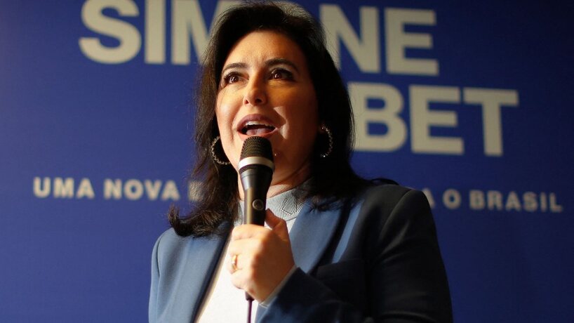 Em convenção virtual realizada nesta quarta-feira (27), o MDB confirmou o nome da senadora Simone Tebet (MS) para a corrida ao Palácio do Planalto