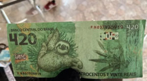 PF apreende nota de R$ 420 com imagem de maconha no Acre