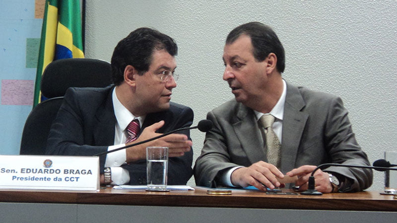 Eduardo Braga e Omar Aziz