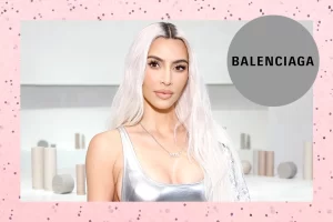 Kim Kardashian usando a grife Balenciaga