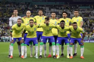 Seleção Brasileira que enfrentou a Sérvia, nesta quinta-feira