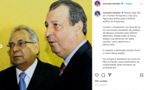 Políticos amazonenses lamentam morte de Amazonino Mendes