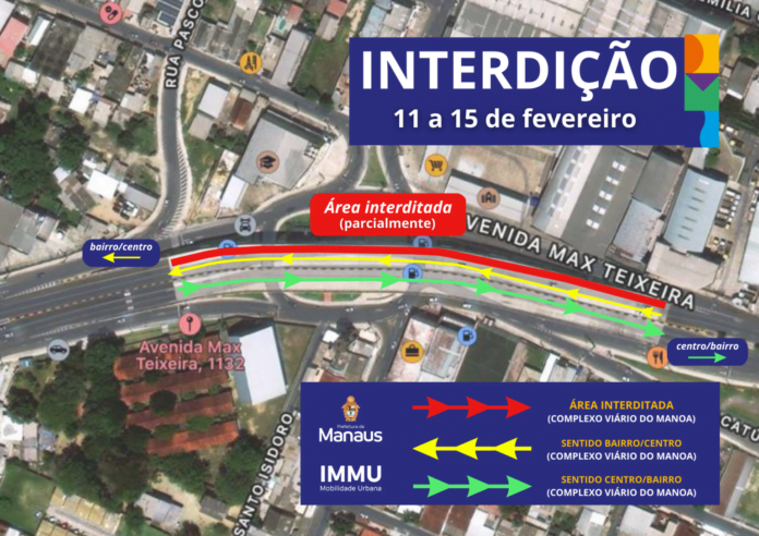 Viaduto do Manoa terá pista interditada neste fim de semana