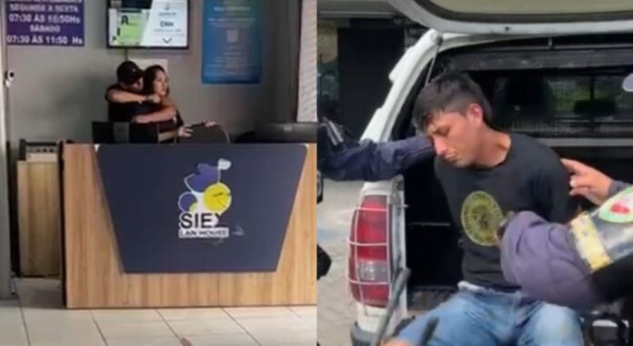 VEJA VÍDEO: Bandido se entrega após fazer refém em lotérica de Manaus