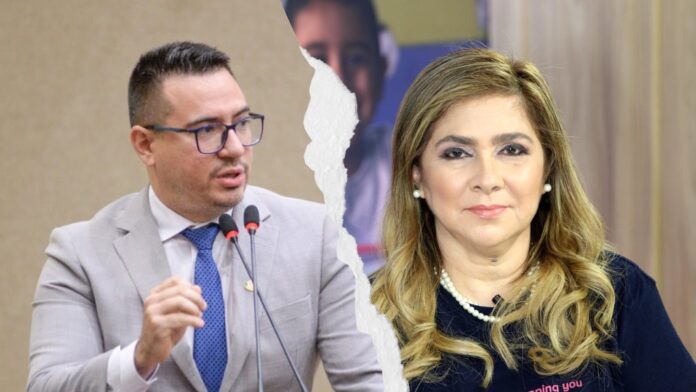 Discussão entre Rodrigo Guedes e Dulce Almeida marca inauguração de escola