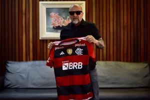 Sampaoli é apresentado oficialmente no Flamengo