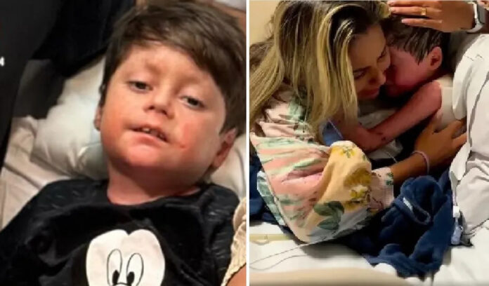 Garotinho que comoveu internet em vídeo com a mãe terá alta do hospital