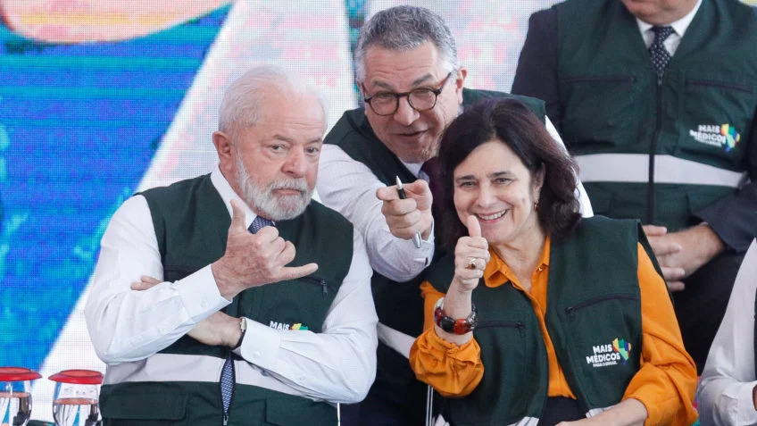 Lula e Nísia Trindade