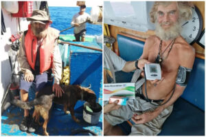 Velejador e sua cadela são encontrados no oceano após passarem 2 meses perdidos