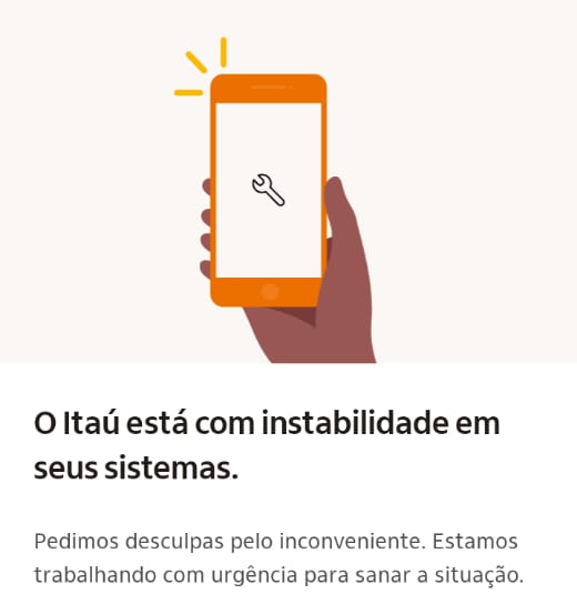 App do Itaú apresenta instabilidade por todo o país; serviços ficam fora do ar