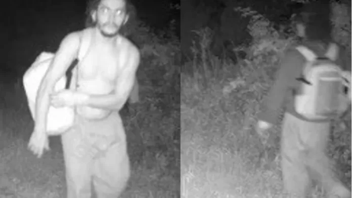 Polícia dos EUA divulga fotos de fugitivo brasileiro na mata