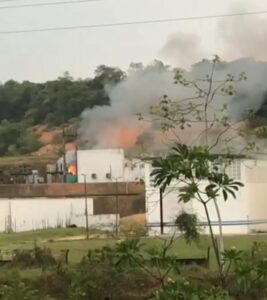 Incêndio em subestação da Águas de Manaus afeta fornecimento para zonas Leste e Norte