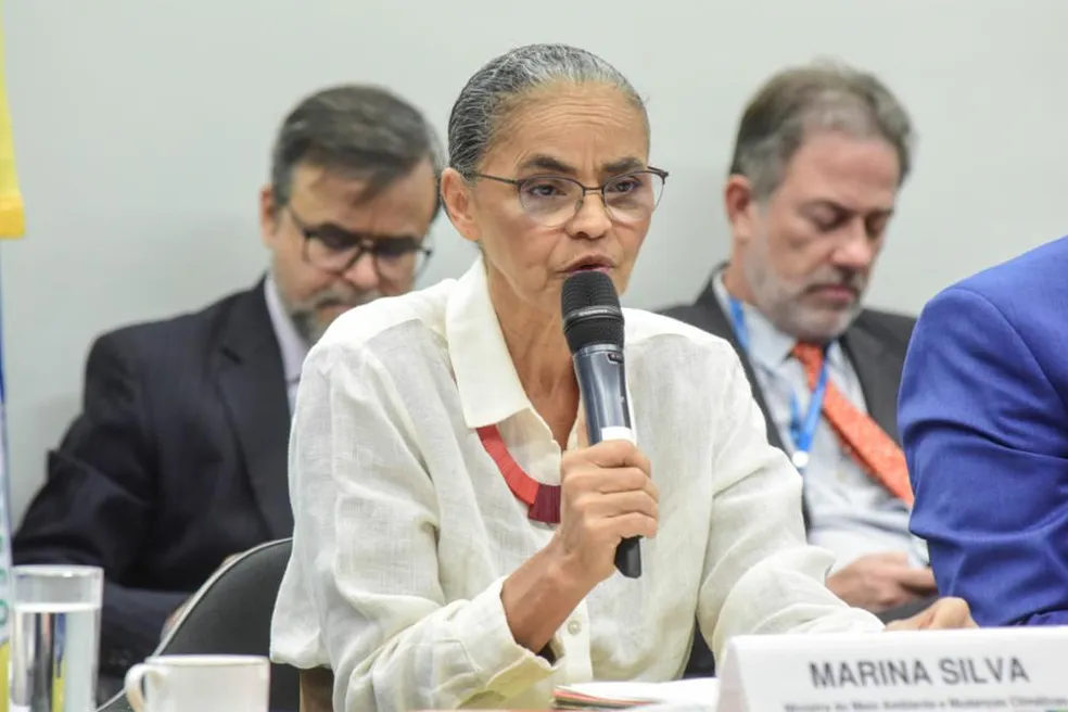 Marina Silva, ministra do Meio Ambiente. 