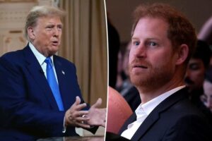 Trump sugere deportação do príncipe Harry dos EUA: "Medidas adequadas"