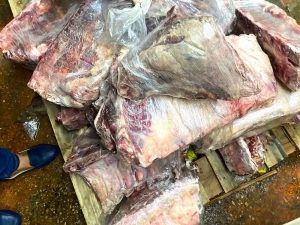 Mais de 1 tonelada de carne bovina imprópria para consumo é apreendida em Manaus