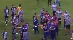 VÍDEO: Final do Campeonato Cearense acaba em briga na Arena Castelão