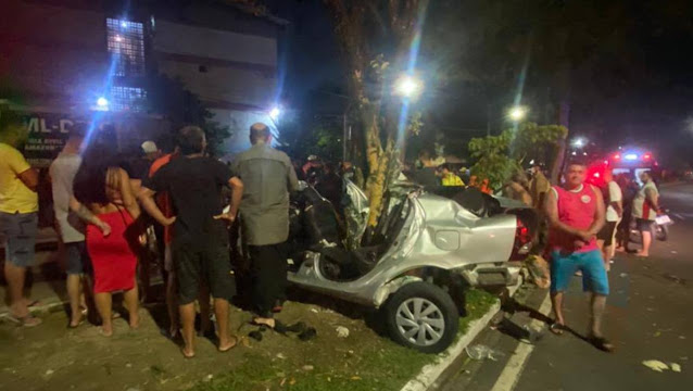 Jovens morrem em grave acidente de carro no bairro Santo Agostinho
