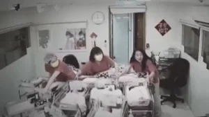 Vídeo: enfermeiras protegem bebês recém-nascidos em maternidade durante terremoto em Taiwan